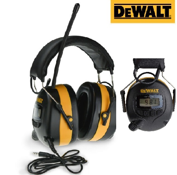 Antifoane externe de protectie DeWALT cu sistem RADIO